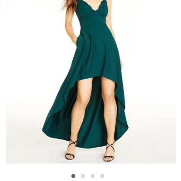 Green high-low dress - Picture 5 of 7